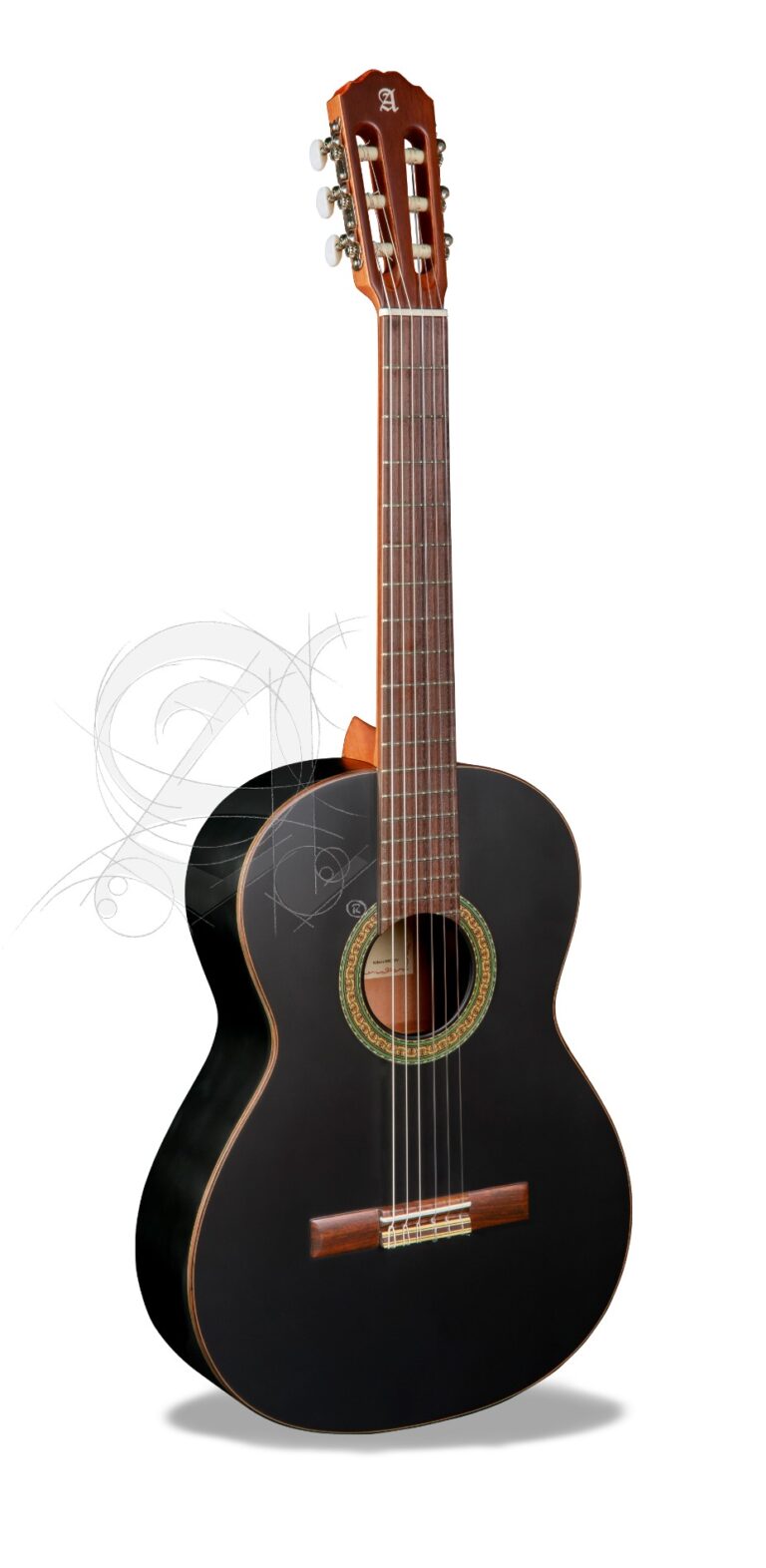 Guitare Alhambra 1C noire satin